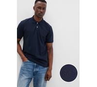 GAP, Polo In Piquet Con Ricamo Logo, Uomo, Blu, Taglia: S