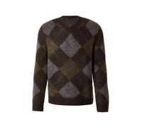 GAP Pullover marrone scuro / grigio sfumato / oliva Uomo GAP S