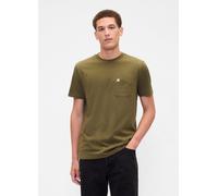 GAP, T-shirt A Maniche Corte Con Tasca Logo Gap, Uomo, Verde, Taglia: S