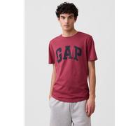 GAP, T-shirt A Maniche Corte In Cotone Con Logo Gap, Uomo, Rosso, Taglia: S
