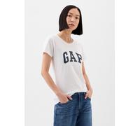 GAP, T-shirt Con Logo, Donna, Bianco, Taglia: S