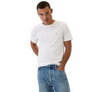 Gap T-Shirt Girocollo da Uomo Everyday Soft Micro Logo, Bianco V2 Global, S