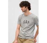 GAP, T-shirt In Cotone Con Logo Gap, Uomo, Grigio, Taglia: XXL