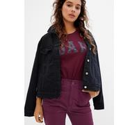 GAP, T-shirt In Jersey Con Stampa Logo, Donna, Rosso, Taglia: XXS