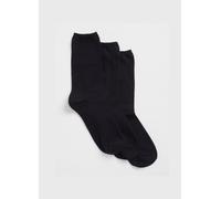 GAP, Tripack Calze Midi Stretch, Donna, Blu, Taglia: TAGLIA UNICA