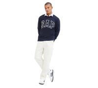 GAP V-LW Db Fleece Felpa con Cappuccio, Arazzo Navy, Large Uomo