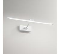 GAP441N- APPLIQUE A PARETE IN METALLO BIANCO OPACO A LED 4000K 451LM 8W 48,4CM