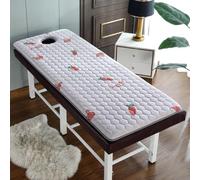 GAPECHNG Lettino da Massaggio Portatile Bianco per Extension Ciglia, in Memory Foam ad Alta Densità e Lattice, Perfetto per Centri Estetici e Spa, Spessore 6 Cm./C/190 * 70Cm R