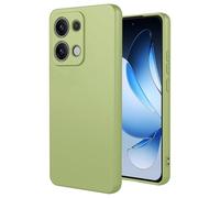 GAPlus Custodia per OPPO Reno 13 5G, [Slim Fit] Silicone Liquido Antiurto Armatura Protettiva [Soft Touch] Gomma Gel Cover per telefono (verde)