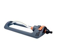 Gar-dena - Irrigatore oscillante per irrigazione da 45,5 cm, 19 fori, in alluminio e plas-tico, regolabile, ideale per irrigazione giardino e raffreddamento estivo