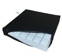 Gar Medical Cuscino antidecubito scanalata Schiuma a memoria- Cuscino ortopedico impermeabile per ulcere da pressione nella zona lombare e coccige