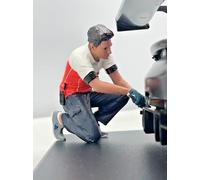 Gara Girocollo Meccanico IN Resina Modello Figura Display 1/18 American Diorama