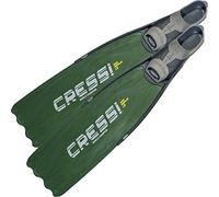 Cressi Gara Pinne Lunghe per Apnea/Immersioni Alte Prestazioni, Verde (Modular LD Verde), 46/47