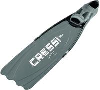 Cressi Gara Pinne Lunghe per Apnea/Immersioni Alte Prestazioni, Nero (Modular Nery)/Argento, 38/39