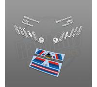 Gara Sponsor Adesivi Pacco BMW v2+M-STRIPES/Adesivi Grafiche S1000RR Universale