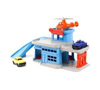 Garage a piani blu con accessori di Green Toys