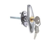 Garage Door Locking Kit T-Handle Emergency Release Manual Opening Silver 14.00X10.00X4.00CM 1 Set