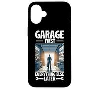 Garage First Tutto il resto dopo Riparazione di veicoli Car Guy Custodia per iPhone 16 Plus