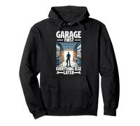 Garage First Tutto il resto dopo Riparazione di veicoli Car Guy Felpa con Cappuccio