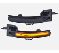Garage Hub Italia Indicatore di direzione Freccia Specchietto laterale LED Compatibile con Mercedes per Classe A W177 2018-2023 e CLA C118 Luce Dinamico Progressivo Fumè Nero Side Marker Dynamic