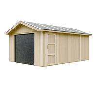 Garage in Legno 354x486 cm Box Auto Moto 17 m2 Pannelli LP SmartSide