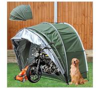 Garage Moto Appeso 2 in 1 Copri Scooter Da Esterno Per 2/3/4/5 Biciclette Carport Auto Tettoia per Esterno,Green
