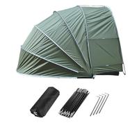 Garage Moto per Esterno Appeso 2 in 1 Box Biciclette Da Esterno Per 2/3/4/5 Biciclette Tettoia per Auto Da Esterno Casetta Attrezzi,Green