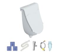 Garage Orinatoio - Raccoglitore per urina da parete per giardino | Orinatoio con Coperchio per bambini uomini ragazzi campeggio garage toilette all'aperto cortile