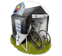 Garage per biciclette 172 x 163 x 120 cm, montaggio senza viti, giardino