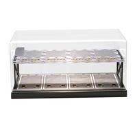 Garage per macchinine Garage per parcheggi giocattolo antipolvere a 2 livelli per 8 auto pressofuse 1/64