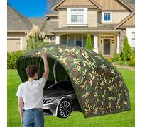 Garage pieghevole per auto, resistente, in acciaio inox, per parcheggio, cortile, giardino, semiautomatico