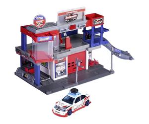 Garage Playset JDM Legends Tuning 2 piani con auto (45,5x23,5x35,5cm) MAJORETTE