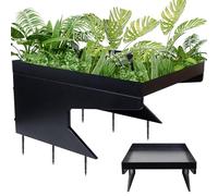 Garage robot per tosaerba resistente alle intemperie con fioriera compatibile con tutti i robot tosaerba in metallo resistente per tosaerba (68 x 61 x 35 cm) protezione UV e sistema di drenaggio