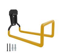 Garage Storage Hooks, Wall Mount Utility Hangers, Heavy Duty Steel Holders, Anti-Slip Coating, Space-Saving Design, Easy Installation, Multi-Purpose Use, Perfect for Tool, Ladder, Bike, 22.2x15.6x13cm