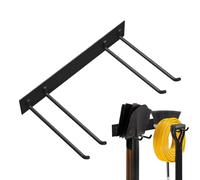 Garage Tool Organizer - Wall Mounted Storage Rack, Heavy-Duty Folding Chair Hanger | Metal Garage and Garden Tool Rack Holds 240 libbre | For Shovel, Ladder, Rake, Broom, Patio, Space-Saving Wall