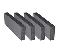 Garage Wall Protector - EVA Foam 4 Piece Set, Thickened Self Adhesive | Pads In Small 30x10x3cm And Large 42x15x2cm Sizes | Garage Door Guard | For Parking Spaces Vehicle Protection Walls And Car