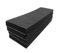 Garage Wall Protector, Foam Door Bumper Guards, 4-Piece Self-Adhesive Safety Foam, 12-inches Collision Protection with Absorption, Ideal for Vehicle, Minivan, Auto Truck and Van