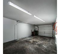 Garagenleuchte Lampada per Ambienti Umidi Wannenleuchte Plafoniera LED L 120 CM [EEK: E]