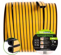Garagentordichtung D 14x12 schwarz 40mb (2x20m)