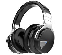 GarageRock E7 Cuffie Bluetooth con cancellazione attiva del rumore, cuffie wireless over ear con microfono bassi profondi, comodi cuscinetti proteici, 30 ore di riproduzione per viaggio/lavoro
