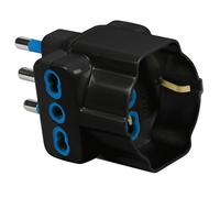 Garanti 82641-E Tipo L IT Universale Nero adattatore per presa di corrente