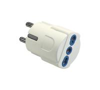 Garanti 86090-G adattatore per presa di corrente Tipo F Tipo L (IT) Bianco Garanti