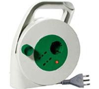 FANTON 01283 AVVOLGICAVO 10 METRI SPINA 16A 2P+T 2 PRESE BIPASSO 10A/16A + 1 SCHUKO CAVO 3G1,5 H05VV-F