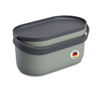 GARANTIA NOVA bidone per rifiuti organici 5 L, agave / grigio grafite