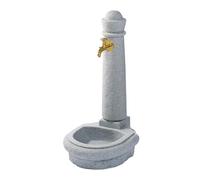 GARANTIA VENEZIA fontana in pietra lightgranite incl. rubinetto nostalgico