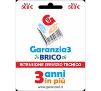 GARANZIA 3 Brico - Estensione del Servizio Tecnico Fino a 500,00 Euro