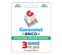 GARANZIA 3 Brico Estensione del Servizio Tecnico per 3 Anni Fino a 250,00 Euro