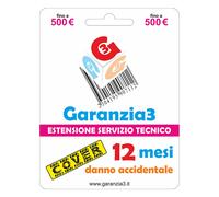 GARANZIA 3 Cover per Danno Accidentale 12 Mesi Fino a 500,00 Euro