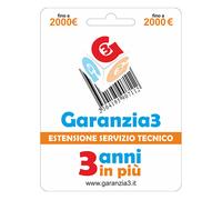 GARANZIA 3 Estensione del Servizio Tecnico per 3 Anni Fino a 2.000,00 Euro