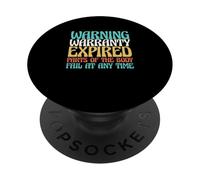 Garanzia di avvertimento Le parti scadute potrebbero non riuscire in qualsiasi momento PopSockets PopGrip Adesivo